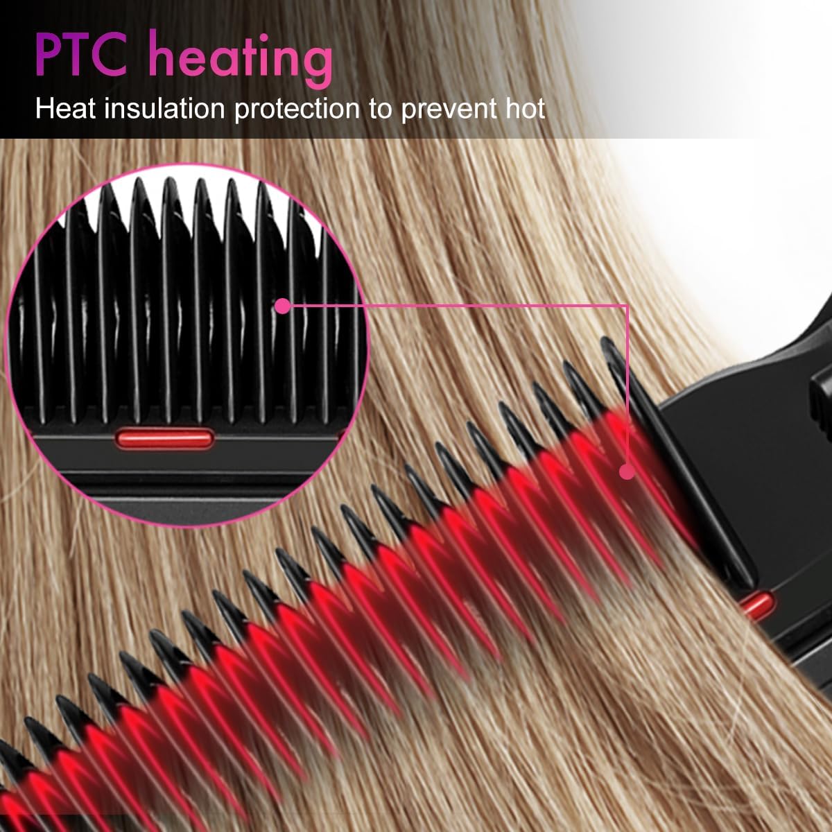 Hair Straightener Brush - TameLuxe