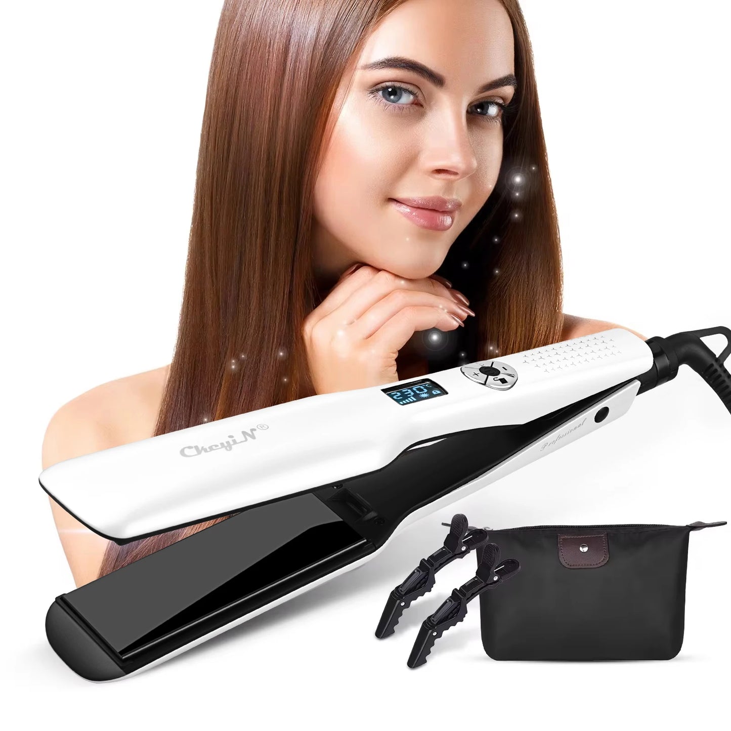 Wide Hair Straightener - TameLuxe