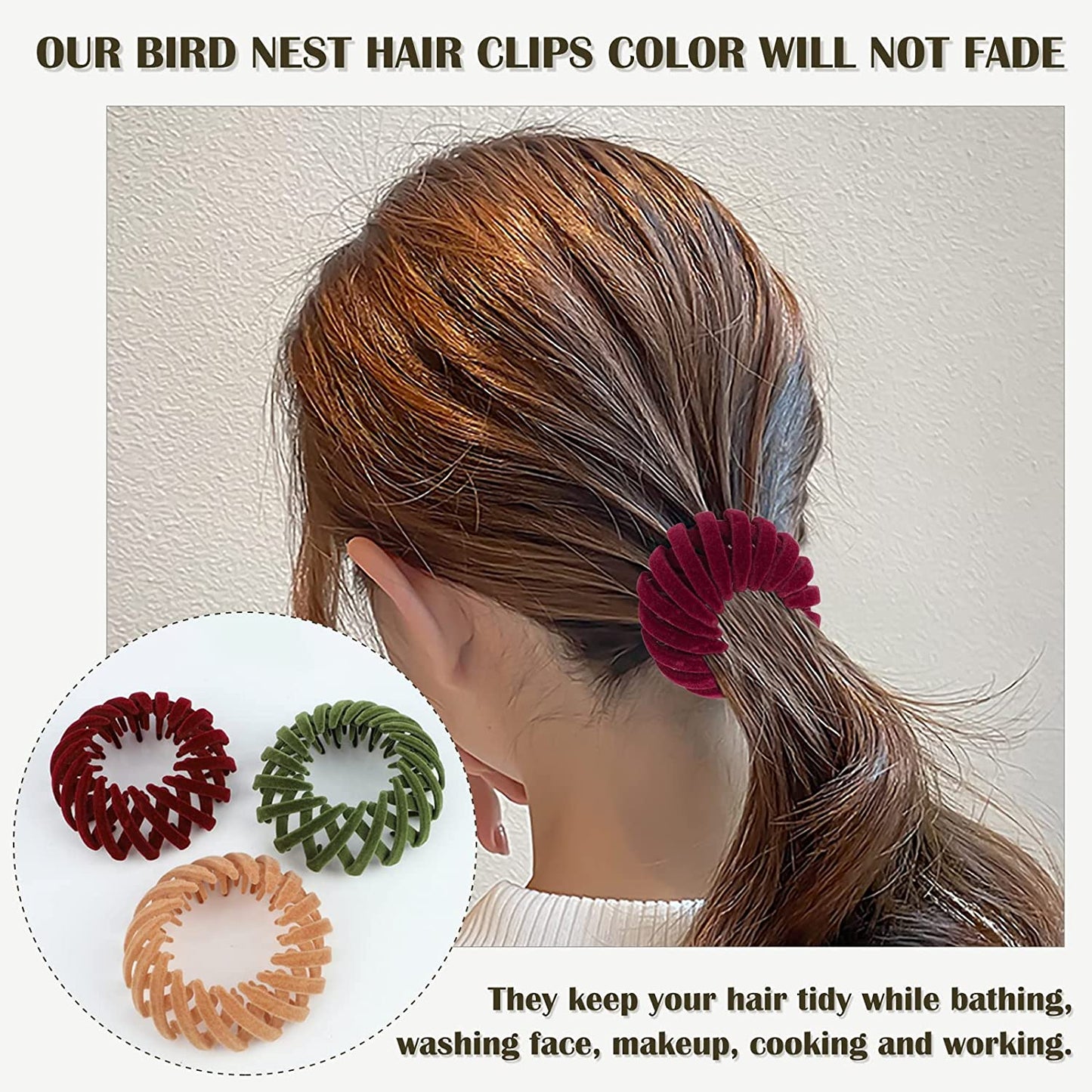 Bird Nest Hair Clips/ $20 for 6Pcs - LightsBetter