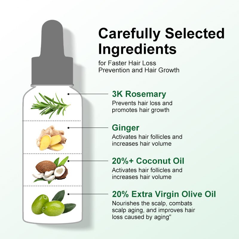 Hair Growth Rosemary Oil - LightsBetter